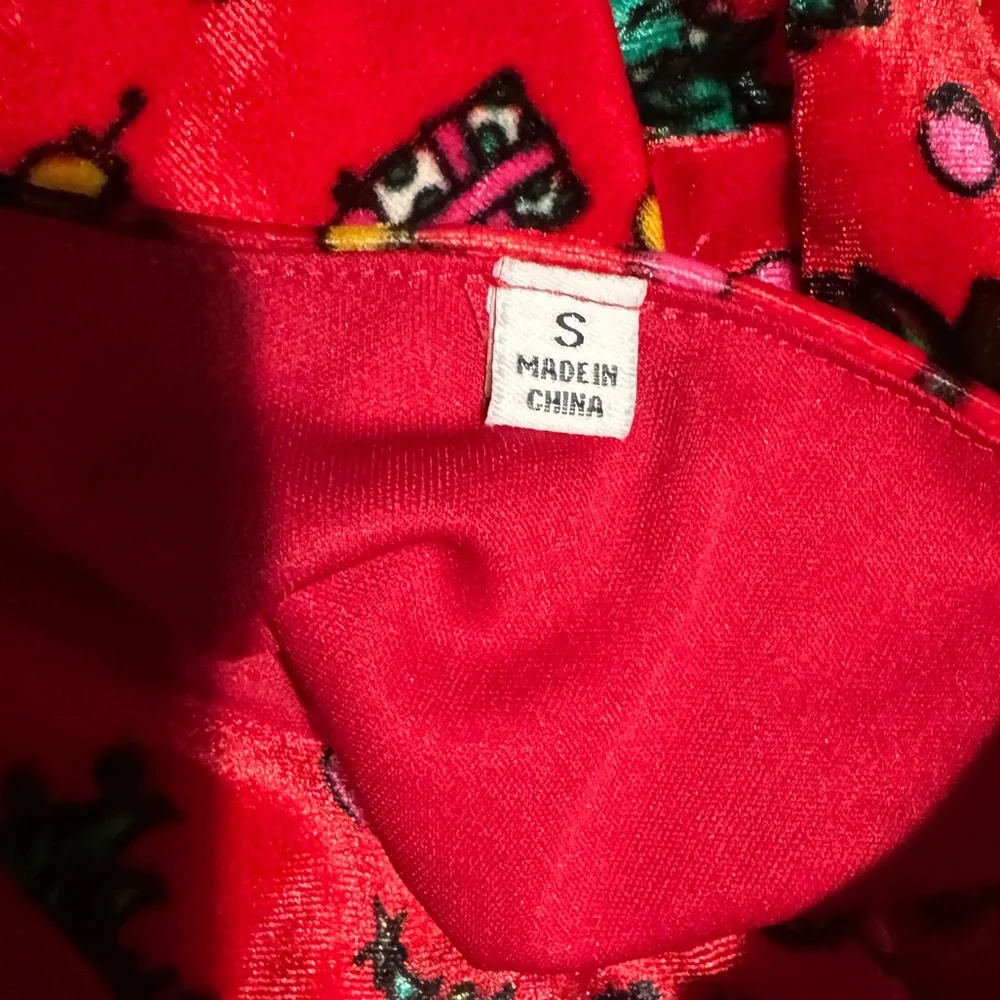 Christmas Overalls Velour - Picture 9 of 10